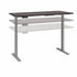 Bush Business Furniture 72W x 30D Height-Adjustable Standing Desk M6S7230SGSK
