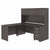 UpmostOffice.com Bush Business Furniture 72W x 30D Desk, 42W Return, Hutch and 3-Drawer Mobile Pedestal complete setup