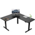 VIVO Black 63" x 55" Corner Electric Desk, DESK-E3CTB