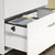 UpmostOffice.com Bush Business Furniture 36W Lateral File EO109WHSU - Assembled open file cabinet