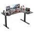 Eureka Ergonomic Standing Desk 61", Electric Height Adjustable L shaped Corner Desk Home, ERK-EGD-L60R-B-US.ERK-EGD-L60L-B-US