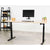 VIVO 40”-80” Height-Adjustable Standing Desk Frame Crank Ergonomic System, DESK-V101M/V101MW-Desk Frame-VIVO-Black-Upmost Office