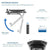 VIVO MOUNT-E-FD70 Electric Flip-Down 32”-70”TV Pitched Ceiling Mount w/ Remote Control-accessories-VIVO-Upmost Office