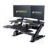 Eureka Ergonomic® Height Adjustable Standing Desk Converter - 36 Inch, Taupe