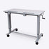 Luxor Gray 2-Student Standing Desk w/ Crank Handle, 2-STUDENT-C