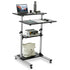 Mount-It! MI-7940 Height-Adjustable Rolling Standing Desk