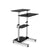 UpliftOffice.com Mount-It! Height Adjustable Rolling Stand up Desk, MI-7940, Grey,desk,Mount-It!
