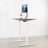 VIVO Electric 60”x24” Standing Desk, Dark Top White Frame w/ Memory Pad, DESK-KIT-1W6D/1W6E