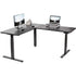 VIVO Black Corner 67" x 60" Electric Height-Adjustable Standing Desk, DESK-KIT-3E6B