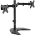 VIVO Dual-Monitor Desk Stand for 2 Screens Up to 27" | Heavy-Duty Adjustable Arms w/ Max VESA 100x100mm, STAND-V002F, STAND-V002FW