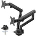 VIVO Pneumatic Arm Dual Monitor Desk Mount, STAND-V102BB
