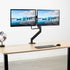 VIVO Pneumatic Arm Dual Monitor Desk Mount with Pull Handle, STAND-V101G2