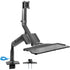 VIVO Sit-to-Stand Single Monitor Desk Mount Workstation, STAND-SIT1DD