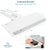 UpliftOffice.com VIVO White Under-Desk Ergonomic Adjustable Keyboard, MOUNT-KB03B/KB03W, accessories,VIVO