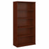 Bush Business Furniture 36W 5-Shelf Bookcase WC36714 Mahogany