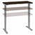 Bush Business Furniture 48W x 24D Height Adjustable Standing Desk M4S4824MRSK profile up and down by UpmostOffice.com