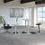 Bush Business Furniture 48W x 24D Height Adjustable Standing Desk M4S4824WHSK sitting or standing setups with chairs by UpmostOffice.com