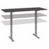 Bush Business Furniture 72W x 30D Height-Adjustable Standing Desk M4S7230SGSK