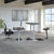 Bush Business Furniture 72W x 30D Height-Adjustable Standing Desk M4S7230SGSK sitting and standing office setups