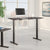 Bush Business Furniture 72W x 30D Height Adjustable Standing Desk M6S7230SGBK home office setup by UpmostOffice.com