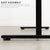 VIVO Crank Height Adjustable 55” Desk - Black, DESK-M55TB,DESK-M55TW