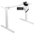 UpmostOffice.com VIVO White Electric Single Motor Adjustable StandUp Desk Frame Base, DESK-V101EW, Desk Frame,VIVO