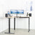 VIVO Electric Sit-Stand Corner Height-Adjustable L-Desk Frame, DESK-V133E by UpmostOffice.com with monitors