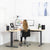 VIVO Electric Sit-Stand Corner Height-Adjustable L-Desk Frame, DESK-V133E by UpmostOffice.com with model