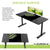 Eureka Ergonomic Modern Simple 60'' Computer Desk - Black, ERK-IOD-60B-desk-Eureka Ergo-Upmost Office