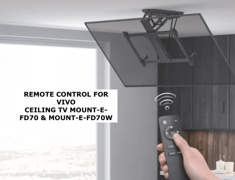 Vivo Remote Control Motorized Tv Ceiling Mount Shelly Lighting