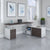 72W Desk with File and Low Storage Return