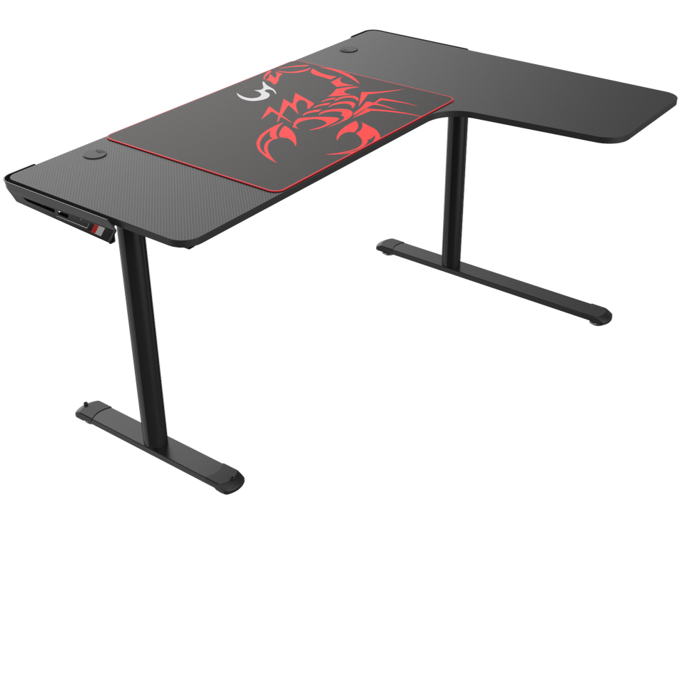 Eureka Gaming Athena L60 Computer Desk,ERK-L60R-PK-V1, ERK-L60L-PK-V1 by  Upmost Office
