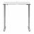 Bush Business Furniture 48W x 24D Height Adjustable Standing Desk M4S4824WHSK front view by UpmostOffice.com