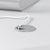 Bush Business Furniture 48W x 24D Height Adjustable Standing Desk M4S4824WHSK cable grommet by UpmostOffice.com