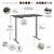Bush Business Furniture 72W x 30D Height Adjustable Standing Desk M6S7230SGSK color option profile and features by UpmostOffice.com