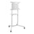UpmostOffice.com Mount-IT! Intertive Display Stand Mobile TV Flip Cart with Accessacory Shelf MI-8100 profile white