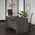 72W x 36D Bow Front Desk