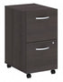 16W 2 Drawer Mobile Pedestal - Assembled