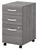 16W 3 Drawer Mobile Pedestal - Assembled