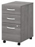 16W 3 Drawer Mobile Pedestal - Assembled