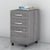 16W 3 Drawer Mobile Pedestal - Assembled