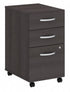 16W 3 Drawer Mobile Pedestal - Assembled