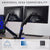 VIVO Premium Blue LED Pneumatic Dual Monitor Arm STAND-GM2BB VESA mount  by UpmostOffice.com
