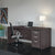 72W x 30D Desk with 3 Drawer Mobile Pedestal