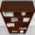 Bush Business Furniture 36W 5-Shelf Bookcase with Doors STC015HC