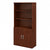 Bush Business Furniture Studio C STC015HC 5-Shelf Bookcase with Doors, Hansen Cherry by UpmostOffice.com