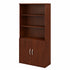 Bush Business Furniture 36W 5-Shelf Bookcase with Doors STC015HC