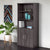 Bush Business Furniture 36W 5-Shelf Bookcase with Doors STC015HC