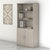Bush Business Furniture 36W 5-Shelf Bookcase with Doors STC015HC