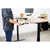 VIVO 40”-80” Height-Adjustable Standing Desk Frame Crank Ergonomic System, DESK-V101M/V101MW-Desk Frame-VIVO-Black-Upmost Office